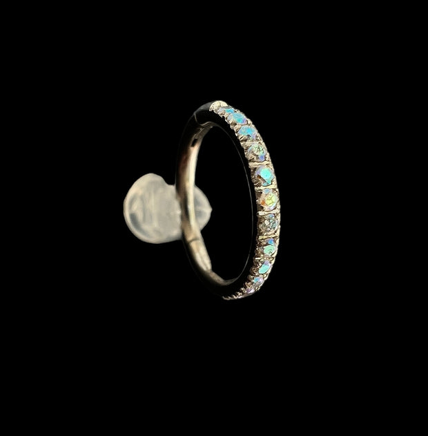 Ring "Pave Side“ Aurora Borealis