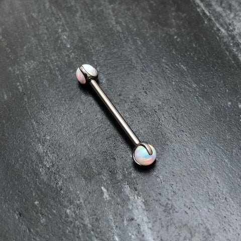 Barbell "Opal" Double (Rund)